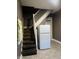 Stairwell and refrigerator at 319 S Temple Ave, Indianapolis, IN 46201
