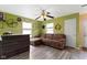 Inviting living room with stylish decor, wood floors, and neutral wall color at 3362 Pavetto Ln, Indianapolis, IN 46203