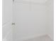 An open closet with shelving for organization at 355 E Ohio St # 209, Indianapolis, IN 46204