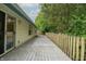 Spacious wooden deck for outdoor enjoyment and backyard entertainment at 4428 Tucson Dr, Indianapolis, IN 46241