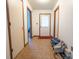 Hallway with tile floors and a front door with a window at 4428 Tucson Dr, Indianapolis, IN 46241