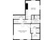 Second floor plan showing bedrooms, bathrooms, and walk-in closet layout at 5884 Compton St, Indianapolis, IN 46220