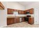 Stylish kitchen with granite countertops, stainless steel appliances, and ample cabinet space at 6332 Long River Ln, Indianapolis, IN 46221