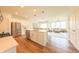 Modern kitchen featuring stainless steel appliances, quartz countertops, and white cabinetry at 640 Axford Bay Dr, Westfield, IN 46074