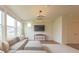 Open floor plan with a spacious living room, dining area, and a cozy sectional sofa at 640 Axford Bay Dr, Westfield, IN 46074
