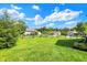 Spacious backyard with views of neighborhood homes at 6842 Sextant Dr, Indianapolis, IN 46260