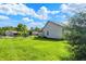 Spacious, well-maintained backyard with a view of the surrounding neighborhood at 6842 Sextant Dr, Indianapolis, IN 46260