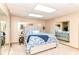 Comfortable bedroom with mirrored closet doors and a cozy atmosphere at 7220 Normandy Way, Indianapolis, IN 46278