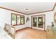 Inviting dining room with a view of the pool at 7220 Normandy Way, Indianapolis, IN 46278