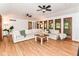 Bright living room featuring a large sectional sofa and natural light from many windows at 7220 Normandy Way, Indianapolis, IN 46278