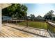 Large back deck overlooking the backyard at 805 N Temple Ave, Indianapolis, IN 46201