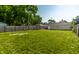 Spacious backyard featuring lush green grass at 805 N Temple Ave, Indianapolis, IN 46201