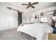 Inviting bedroom featuring ample natural light and closet storage at 805 N Temple Ave, Indianapolis, IN 46201