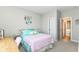 Bedroom with desk area and ensuite bathroom access at 8263 Bryce Blvd, Pendleton, IN 46064