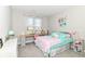 Bedroom with desk area and a view to the backyard at 8263 Bryce Blvd, Pendleton, IN 46064