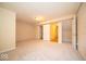 Carpeted basement featuring closet space, convenient access to other areas of the home at 8410 Hague Rd # 5, Indianapolis, IN 46256