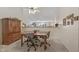 Spacious dining area with a view of the living room, perfect for entertaining at 10934 Harness Ct, Indianapolis, IN 46239