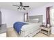 Cozy primary bedroom with neutral walls, plush carpeting and ample natural light at 10973 Freeman Ct, Indianapolis, IN 46234