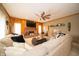 Cozy living room with a brick fireplace, decorative accents, and comfortable seating at 1145 Forest Commons Dr, Avon, IN 46123