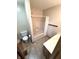 Practical bathroom with a shower and neutral-toned tile flooring at 1201 Briarwood Dr, Brownsburg, IN 46112