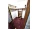 Walk-in closet with shelving and rod storage, enhanced by plush carpeting at 1201 Briarwood Dr, Brownsburg, IN 46112