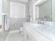 Elegant bathroom featuring a marble vanity and modern fixtures at 12014 Briar Way Center Dr, Indianapolis, IN 46126