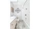 Bathroom featuring a tub/shower combo with stylish fixtures at 12014 Briar Way Center Dr, Indianapolis, IN 46126
