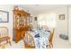 Charming dining room with wooden furniture and a decorative china cabinet exudes classic elegance at 12014 Briar Way Center Dr, Indianapolis, IN 46126