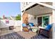 Comfortable patio area with seating, offering a serene outdoor space perfect for relaxing or entertaining guests at 1510 Dominion Dr, Zionsville, IN 46077