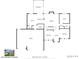 Main floor plan of the home at 15515 Alameda Pl, Westfield, IN 46074