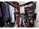 Open walk-in closet with shelving, hanging racks, and drawers for ample storage at 1630 Eastfork Dr, Brownsburg, IN 46112