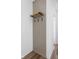 Entryway featuring custom wood accent wall with hooks and shelf at 1663 Fernley Dr, Westfield, IN 46074