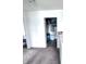 This closet features plenty of storage space for clothes, and extra blankets with organization at 1721 N Kaleigh Ln, Greensburg, IN 47240