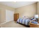 Cozy bedroom featuring neutral walls, closet, and comfortable furnishings for a restful night at 1893 Devonshire Ave, Avon, IN 46123