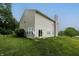 Spacious backyard with lush green grass and mature trees at 19187 Outer Bank Rd, Noblesville, IN 46062