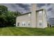 The backyard presents an expansive lawn and complements the home's siding at 19187 Outer Bank Rd, Noblesville, IN 46062