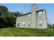 Spacious backyard with lush green grass and mature trees at 19187 Outer Bank Rd, Noblesville, IN 46062