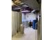 Basement laundry room featuring a washer, dryer, and visible utilities at 2032 N Auburn St, Speedway, IN 46224