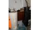 Picture displays the functionality of the basement featuring a water heater and modern furnace system at 2302 Rolling Oak Dr, Indianapolis, IN 46214