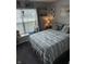 Cozy bedroom featuring a window seat, comfortable bedding, and soft natural light at 2302 Rolling Oak Dr, Indianapolis, IN 46214