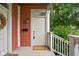 Welcoming front door with stylish address display and classic hardware at 2326 N Pennsylvania St # 6, Indianapolis, IN 46205