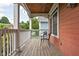 Cozy porch seating area, perfect for enjoying the outdoors at 2326 N Pennsylvania St # 6, Indianapolis, IN 46205