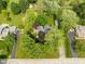 An aerial shot displays a home with a well-maintained roof and green landscaping at 233 Saddlebrook Dr, Zionsville, IN 46077