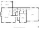 Floorplan showing the room dimensions of the basement at 233 Saddlebrook Dr, Zionsville, IN 46077