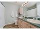 Well-lit bathroom with double sinks and ample cabinet space at 293 E Quail Wood Ln, Westfield, IN 46074