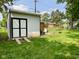 Backyard featuring a shed with ample space for storage and organization at 3520 Lantern Ln, Columbus, IN 47203