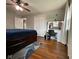 A primary bedroom features a vanity with a lighted mirror at 3520 Lantern Ln, Columbus, IN 47203