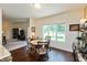 Bright dining area with modern decor and large window for natural light at 5229 Imperial Dr, Columbus, IN 47203