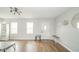 Stylishly decorated living room with modern furnishings and sleek hardwood floors at 5516 W Minnesota St, Indianapolis, IN 46241