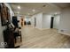 Expansive finished basement with light-colored floors, neutral walls, and recessed lighting showcasing the open layout at 5686 Ellie Ct, Noblesville, IN 46062